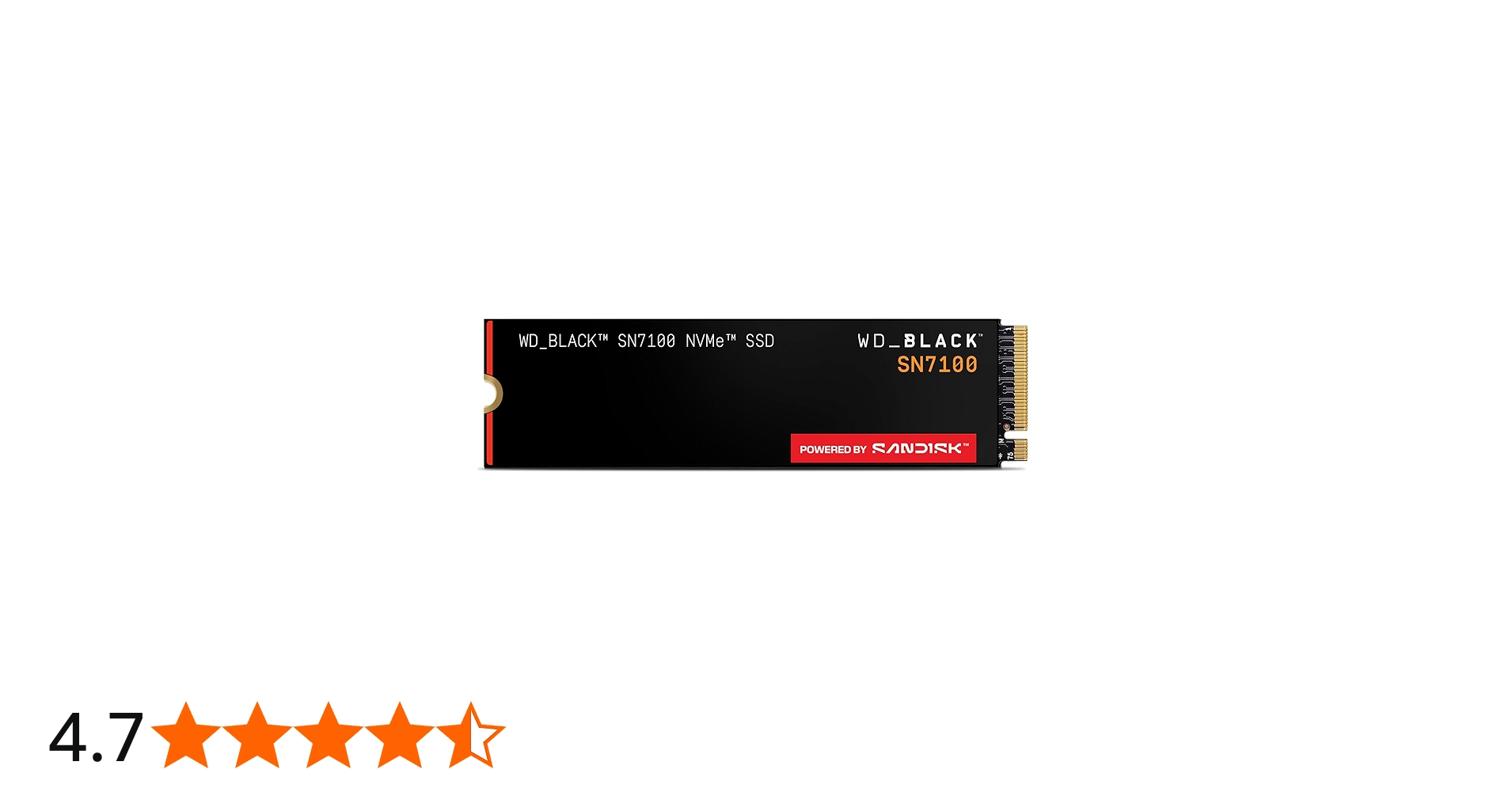 Amazon | WD_BLACK 4TB SN7100 NVMe 内蔵ゲーミングSSD ソリッド