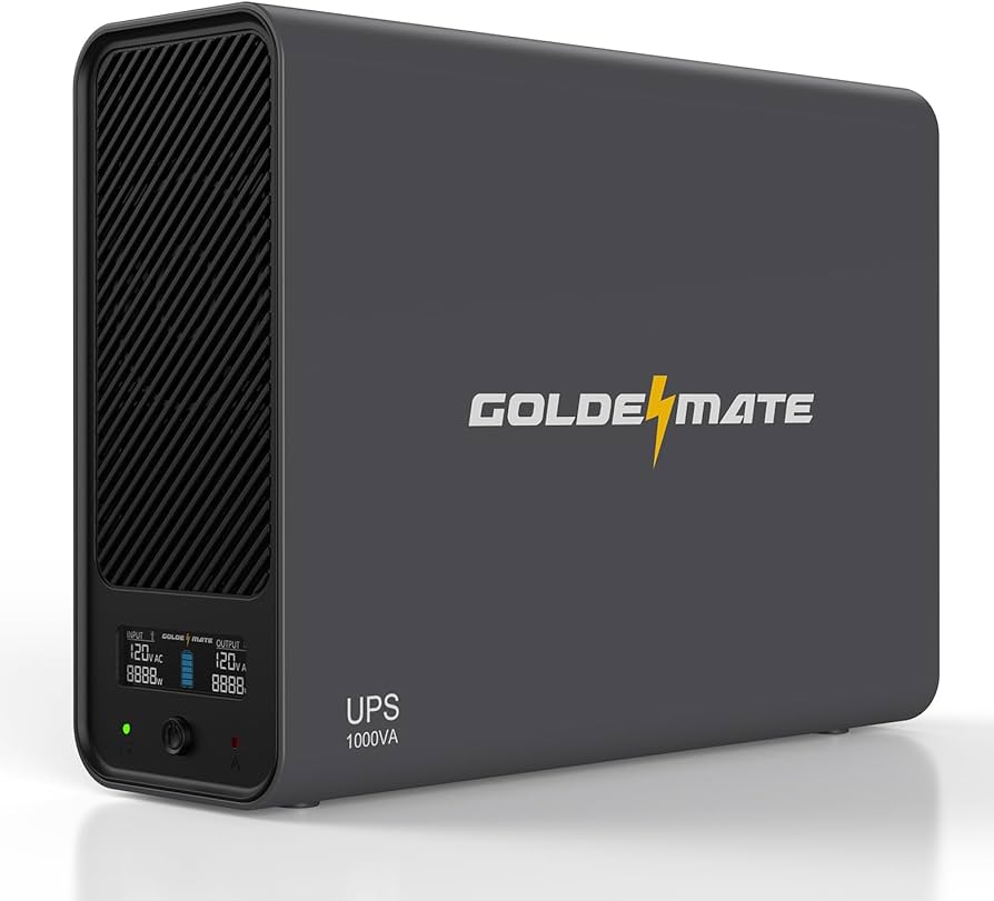Amazon.co.jp: GOLDENMATE 無停電電源装置 UPS 1000VA Pro/600W リン酸