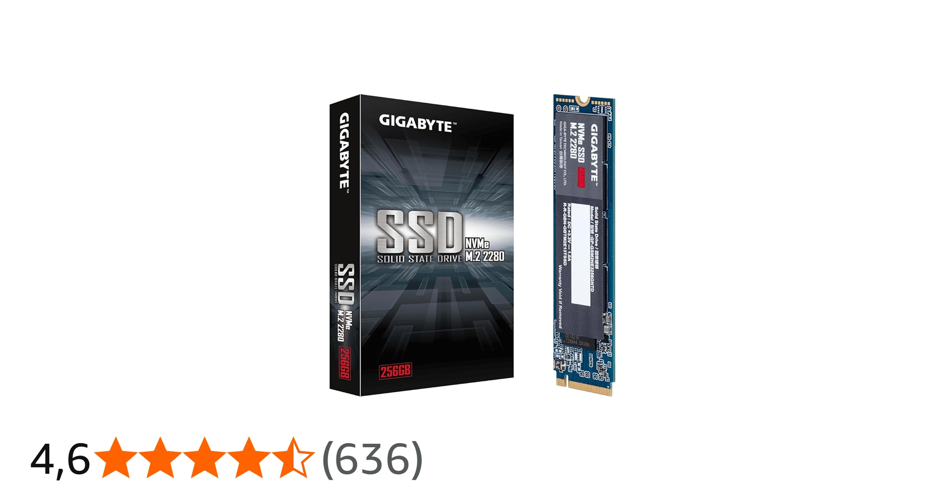 GIGABYTE NVMe SSD 256GB: Amazon.de: Computer & Zubehör