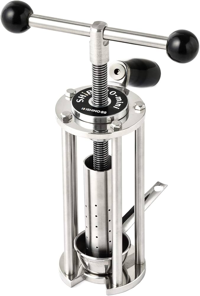 Amazon | 搾油機 油しぼり機【 SHiBORO-mini 】手動式/家庭用/研究開発