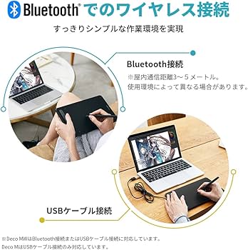 Amazon | XPPen ペンタブ Bluetooth ワイヤレス接続 8x5インチ X3ペン