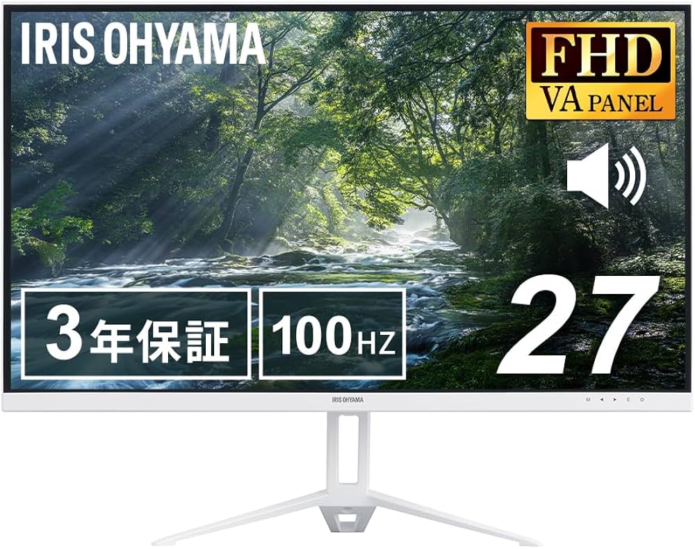 Amazon.co.jp: 【Amazon.co.jp限定】 アイリスオーヤマ モニター 27
