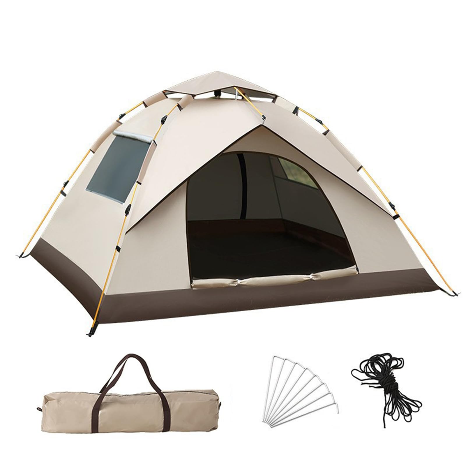 Amazon.co.jp: Galacthic ワンタッチテント 2-3人用 シルバー