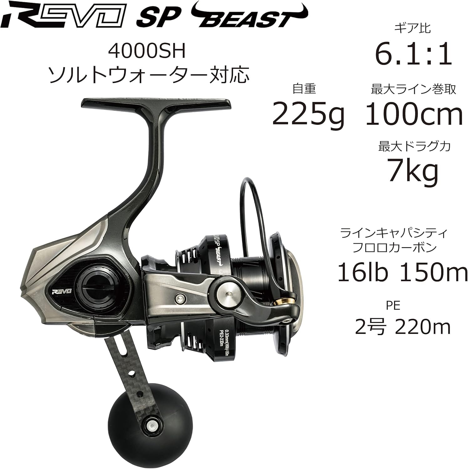 Amazon | AbuGarcia (アブガルシア) Revo SP Beast 4000SH