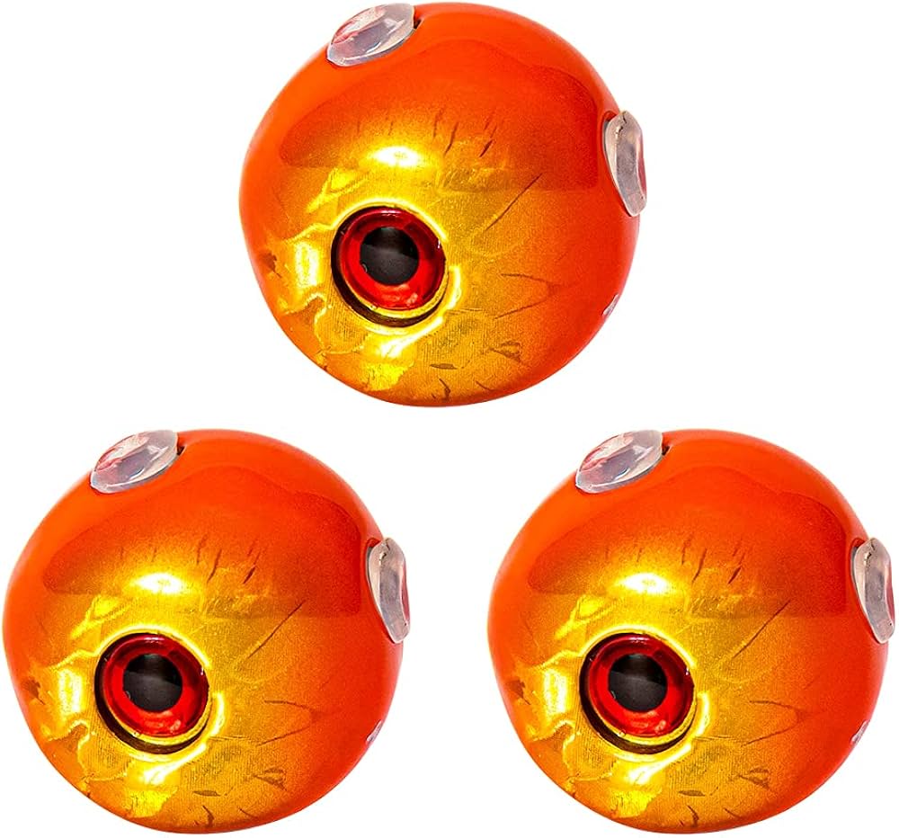 Amazon | 3個セット タイラバ タングステン 鯛ラバ 100g オレンジ