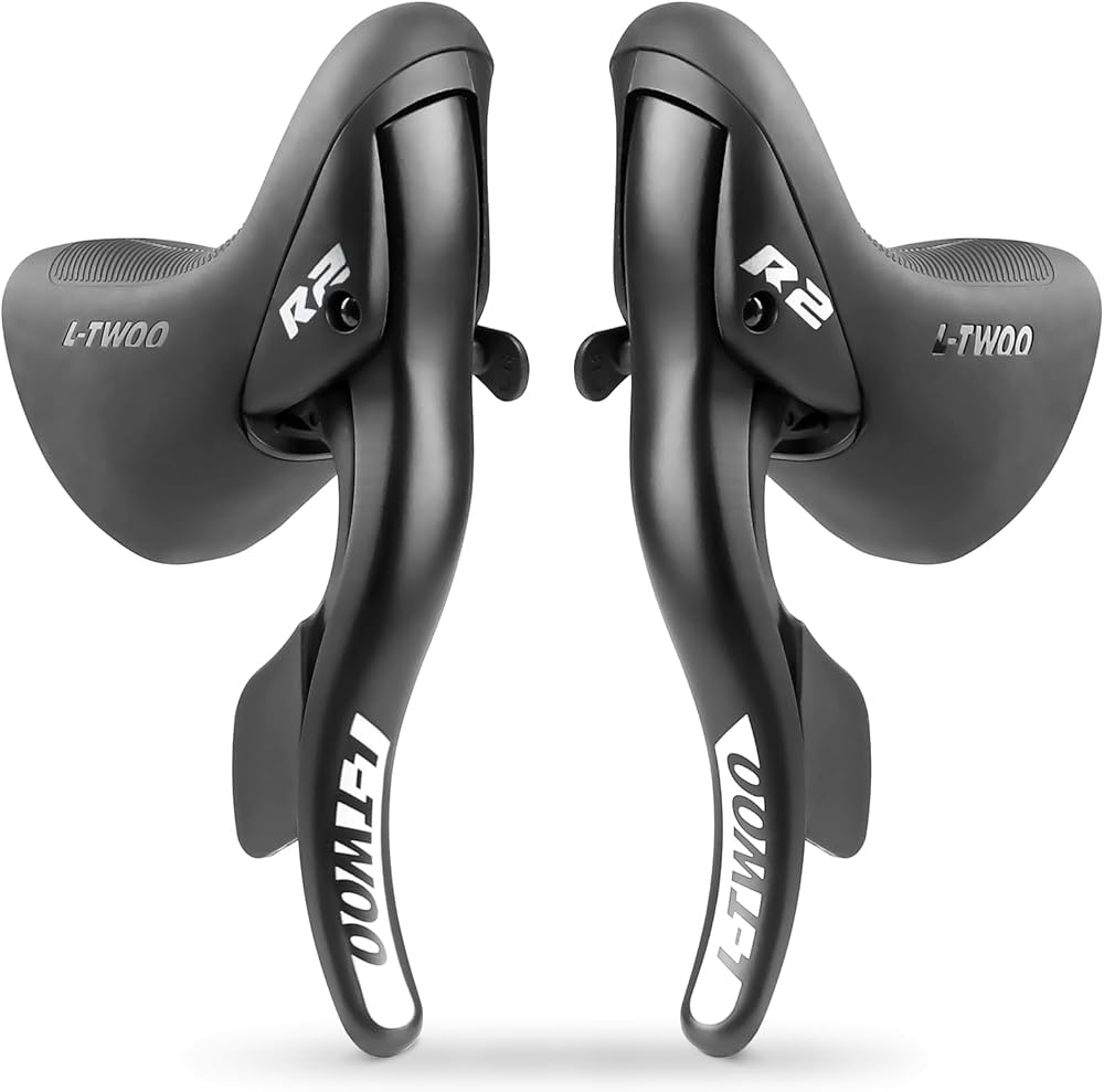 Amazon.co.jp: WEEROCK L-TWOO ロードバイク シフトレバー 2 x 7段変速