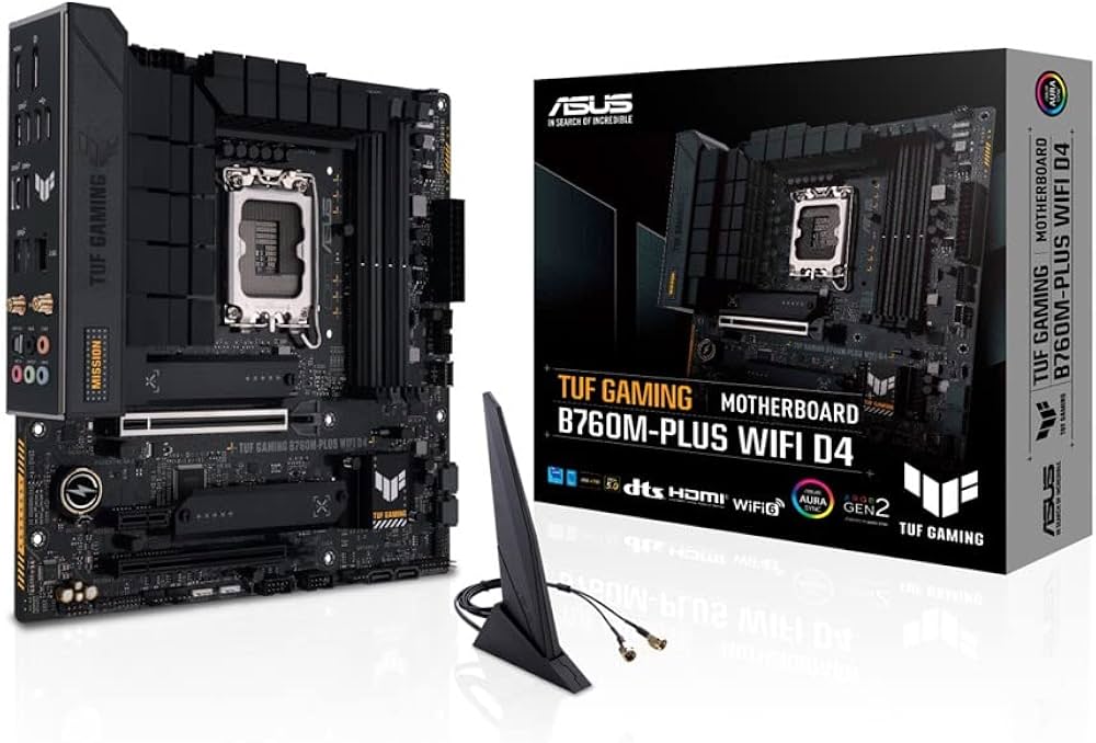 Amazon | ASUS TUF GAMING B760M-PLUS WIFI D4 intel 第14・13・12世代