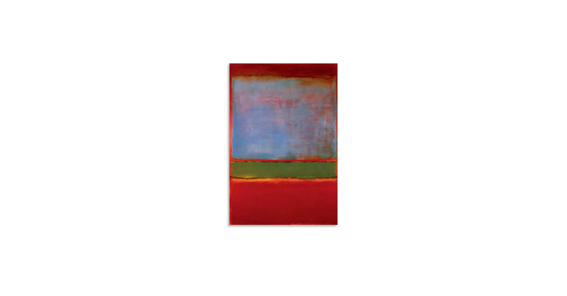 Amazon.com: ZHAOZIQQ Mark Rothko Poster Violet Green And Red, 1951