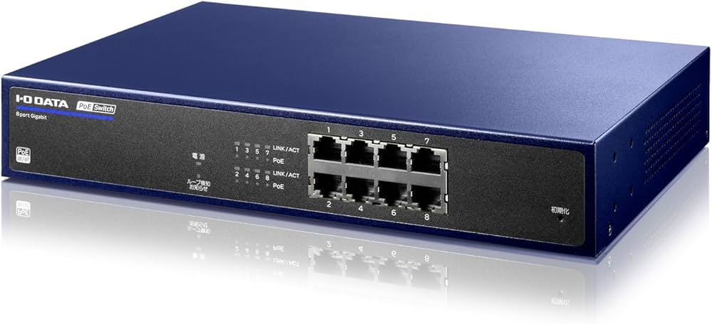 Amazon | アイ・オー・データ IODATA BSH-GP08MB IEEE802.3at (Type2