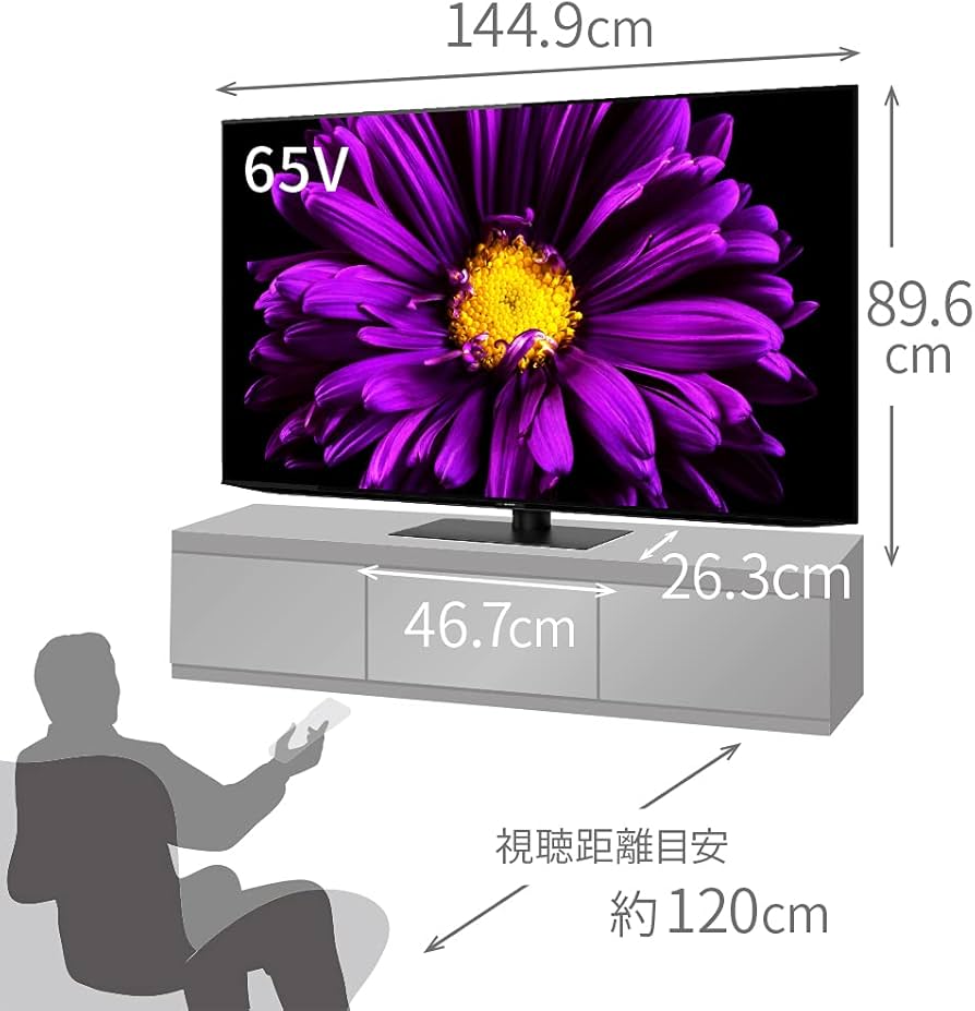 Amazon.co.jp: シャープ 65V型 有機EL テレビ AQUOS OLED 4T-C65DQ1 4K