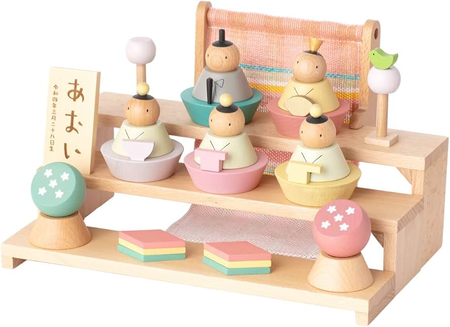 Amazon | 雛人形 ひな人形 Puca プーカのひなにんぎょう BASIC 木製 名