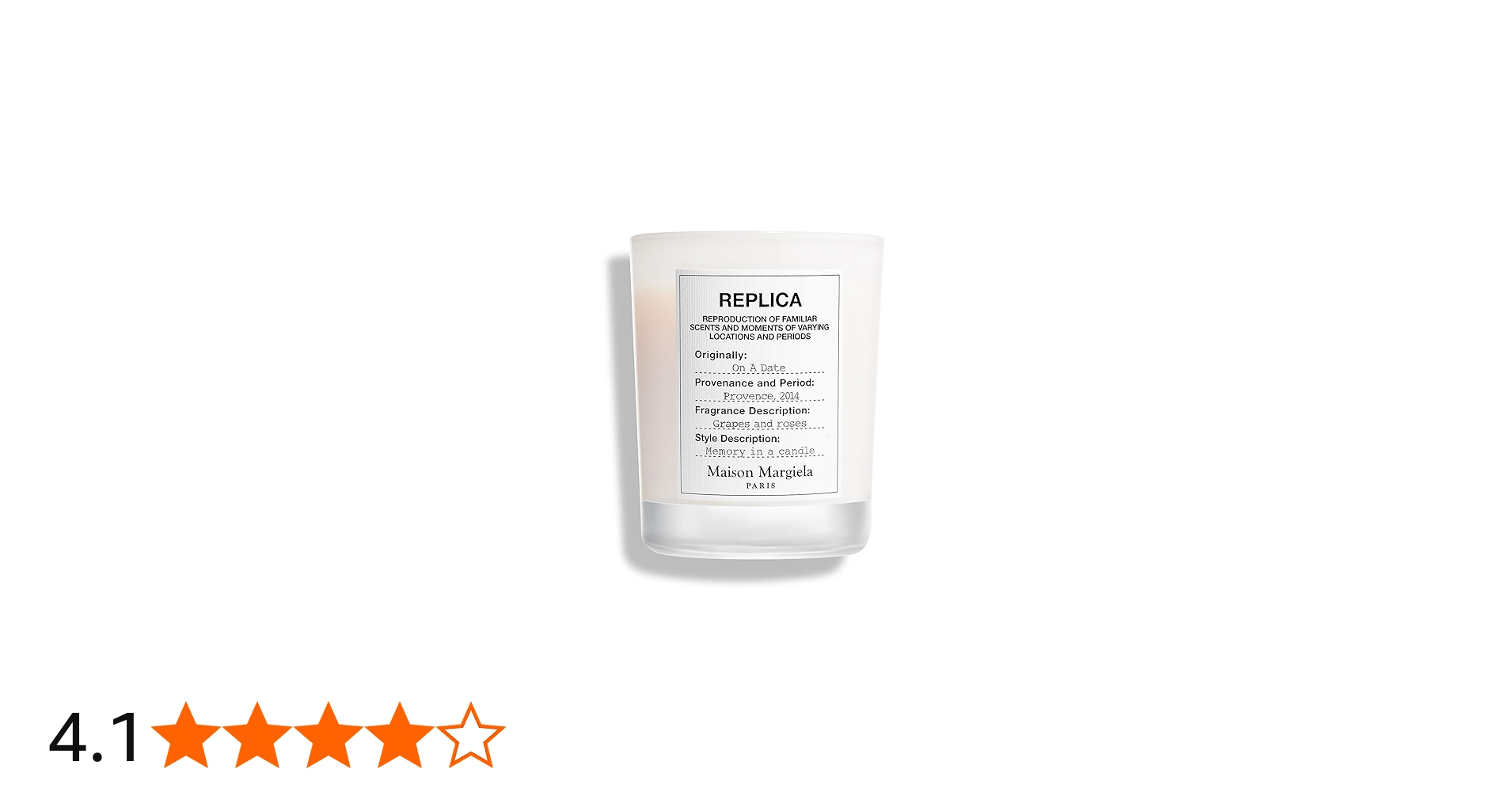 Amazon.co.jp: メゾン マルジェラ レプリカ キャンドル オン ア デート