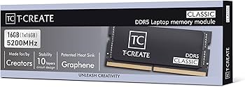 Amazon.co.jp: TEAMGROUP T-Create Classic DDR5 SODIMM 16GB 5200MHz