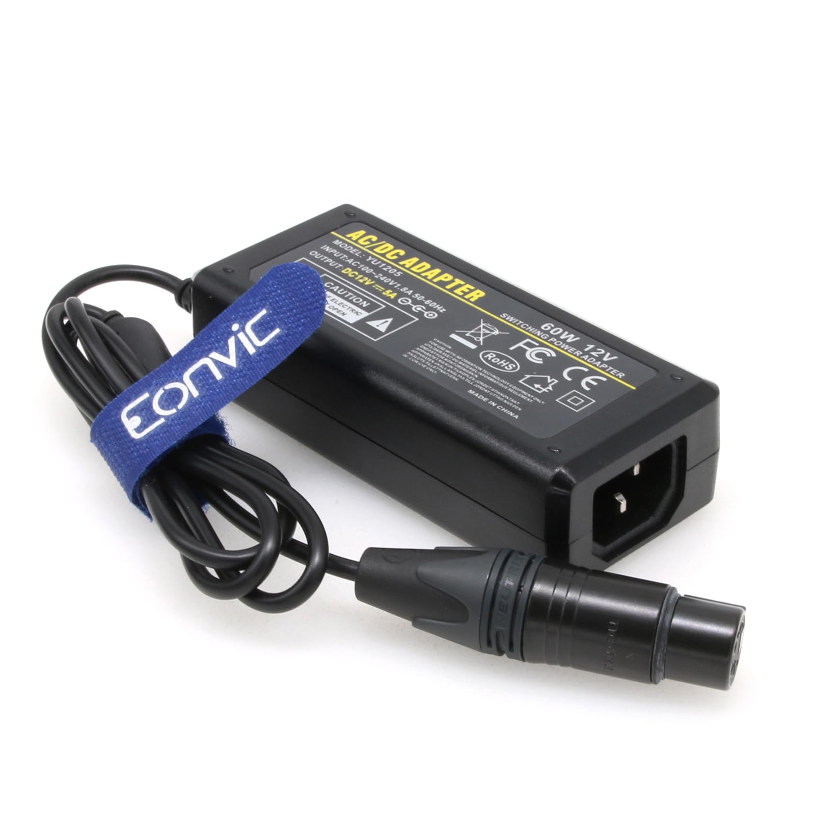 Amazon.com : Eonvic 12V 5A 4Pin XLR Female Power Adapter for JVC