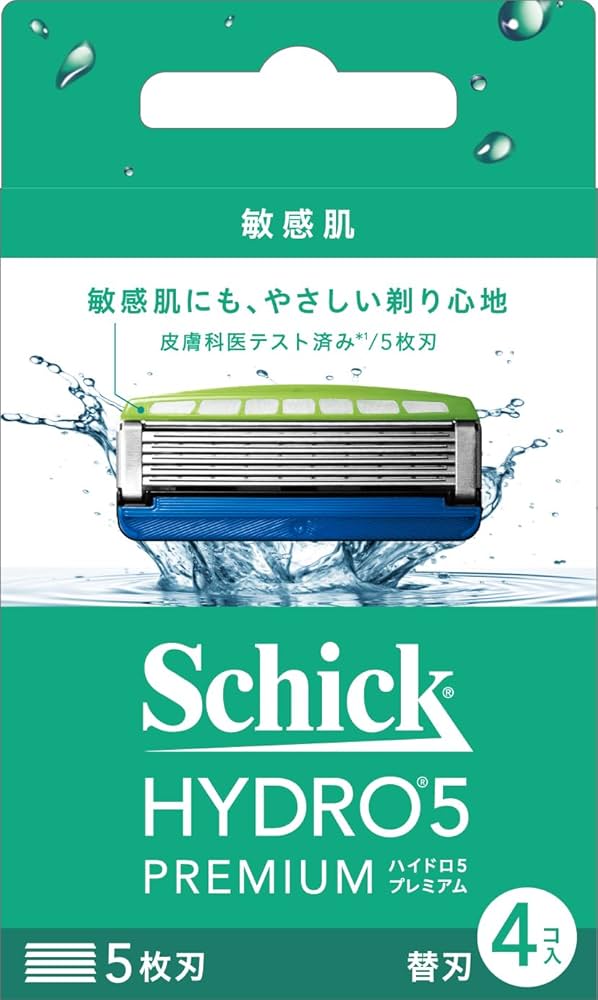 Amazon.co.jp: Schick(シック) ハイドロ5プレミアム 敏感肌用 5枚刃 替