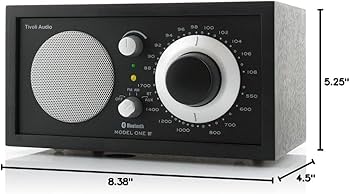 Amazon.com: Tivoli Audio Model One Bluetooth AM/FM Radio (Black