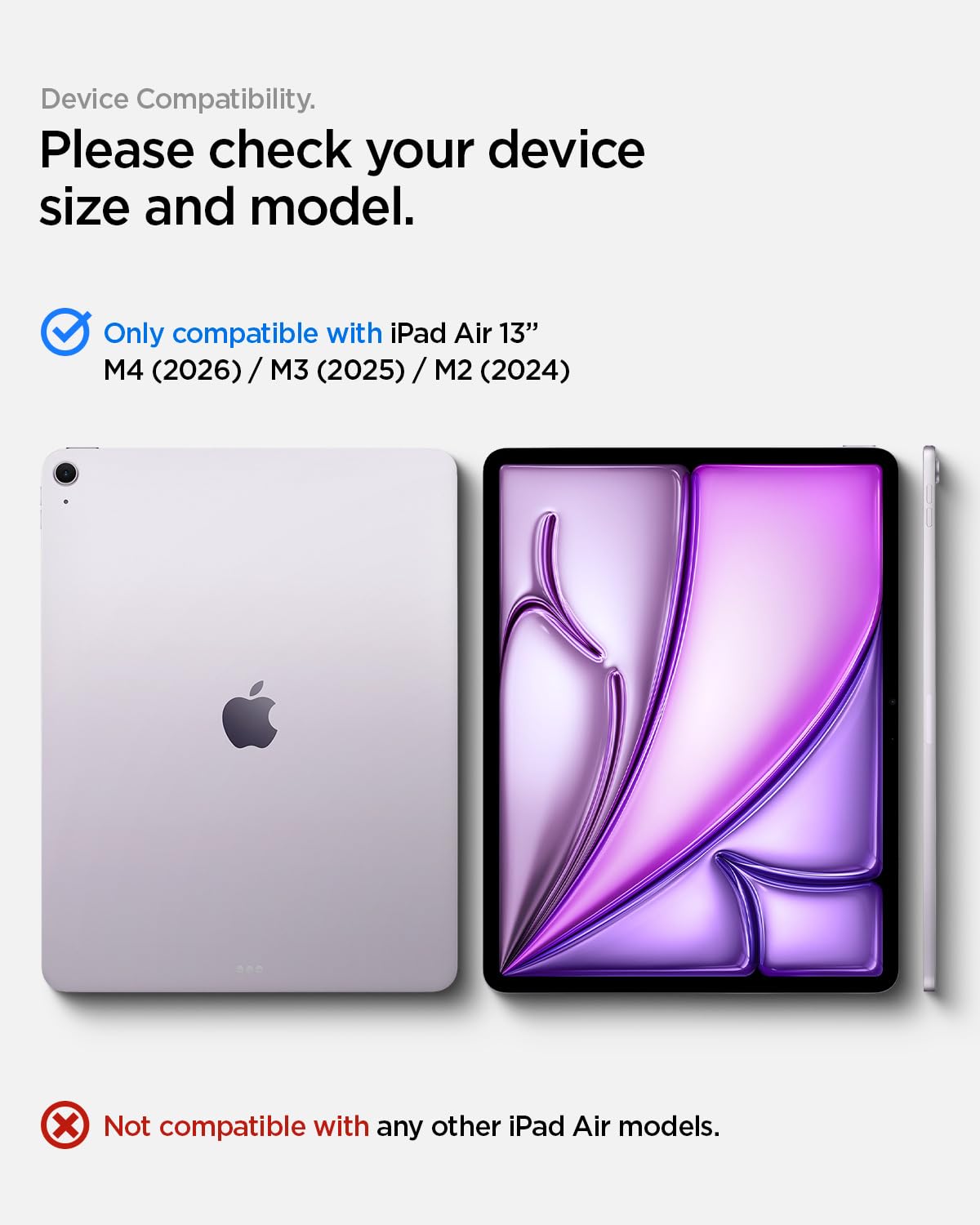 Amazon.com: Spigen for iPad Air 13 Inch Case M4 (2026), iPad Air