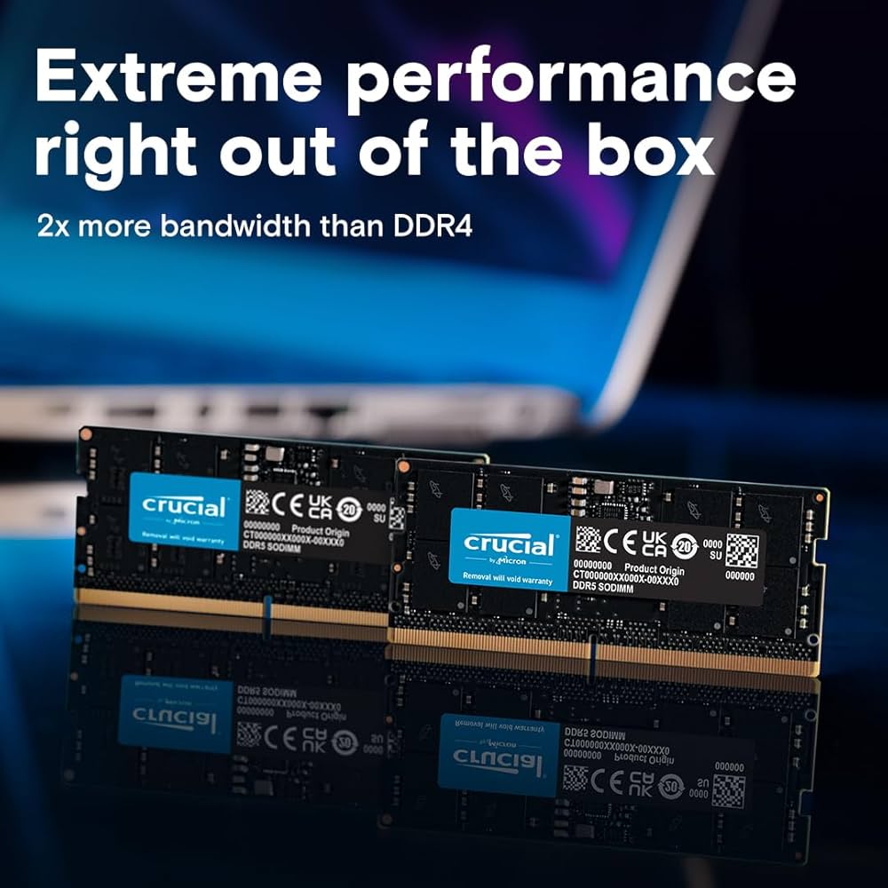 Amazon.in: Buy Crucial 16GB Kit (2x8GB) DDR5-5200 SODIMM CL42
