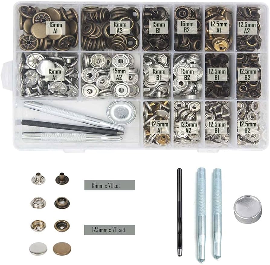 Amazon | Jvedo ジャンパーホック 打ち具 セット 7060ホック＆7050