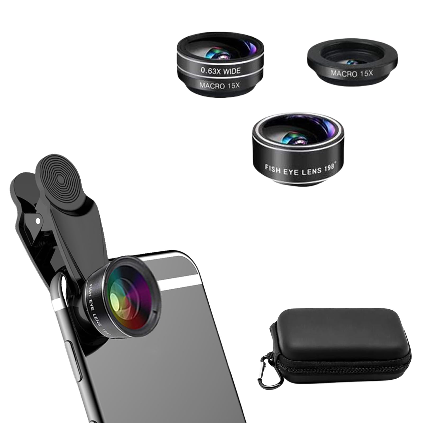 Amazon.co.jp: 3in1スマホ用レンズキット 携帯レンズキット