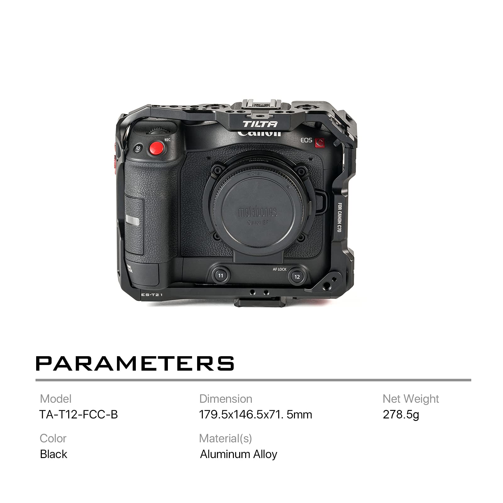 Amazon | TILTA Camera Cage for Canon C70 カメラケージ (フルカメラ