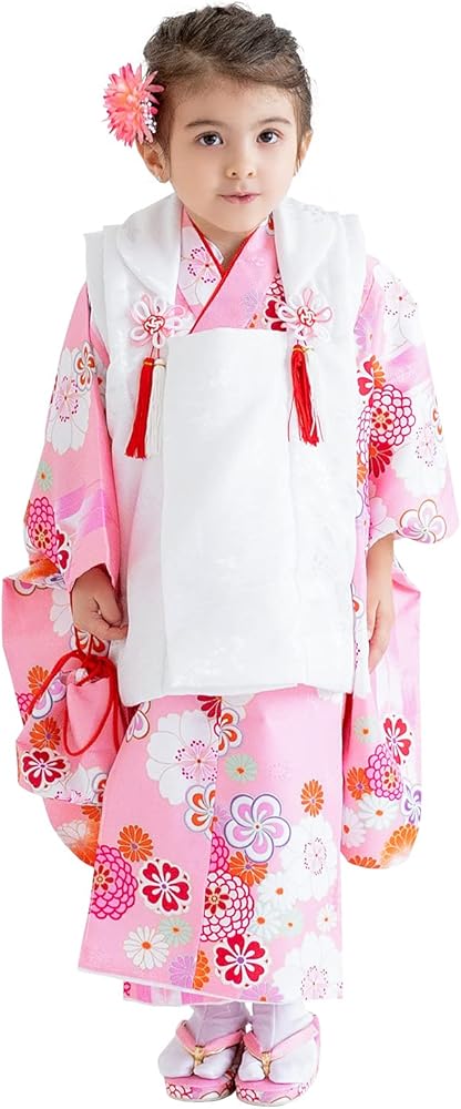 Amazon | [KYOETSU] [キョウエツ] 着物セット 七五三用 3歳用 被布
