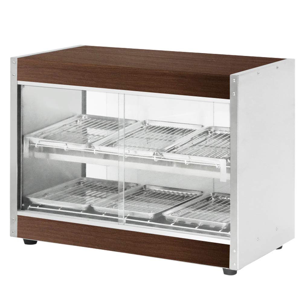 Amazon.co.jp: 業務用ホットショーケース 木目調 PRO-6WSE (ダーク