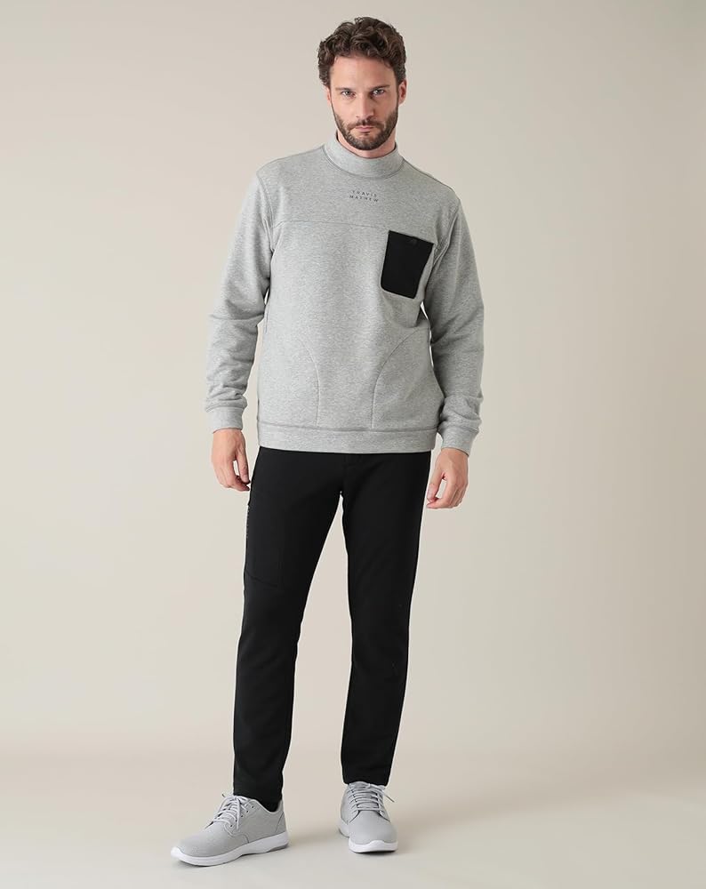 Amazon.co.jp: [トラヴィスマシュー] メンズ 長袖 モックネック