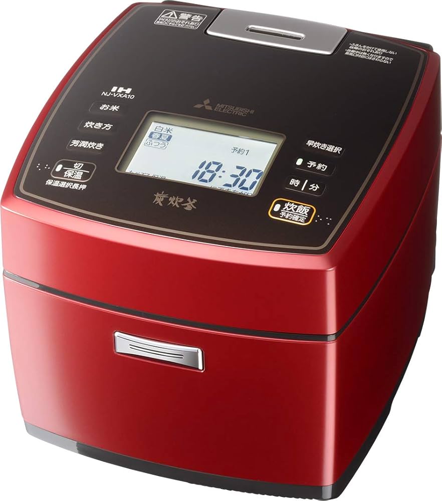Amazon | 三菱電機 IH炊飯器 日本製 5.5合 備長炭炭炊釜 豊富な炊き