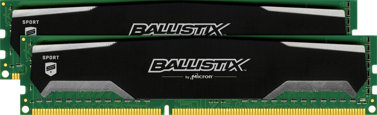 Crucial Ballistix Sport 8GB kit (4GBx2) DDR3-1600 1.5V 240-Pin