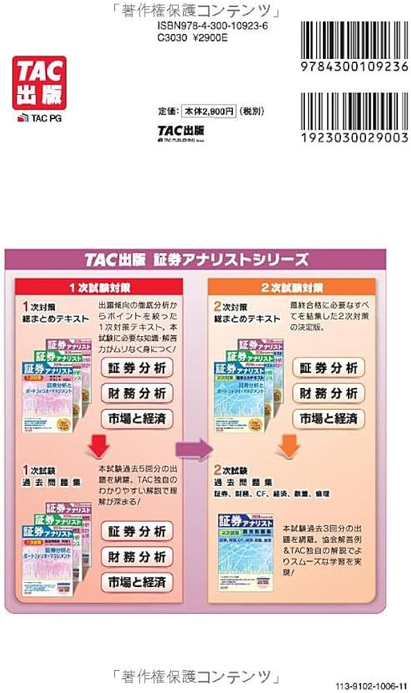 証券アナリスト 1次対策総まとめテキスト 科目3 市場と経済の分析/数量