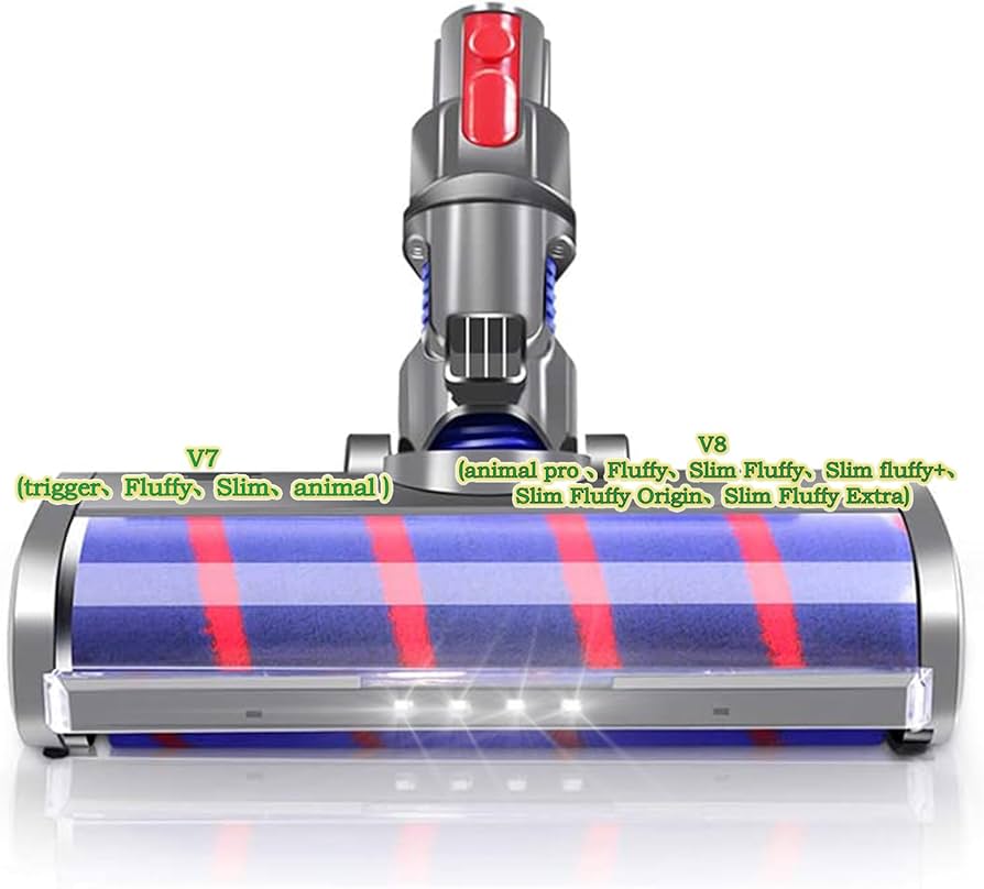 Amazon.co.jp: ダイソン ヘッド V7 Slim、V8 Slim Fluffy ソフト