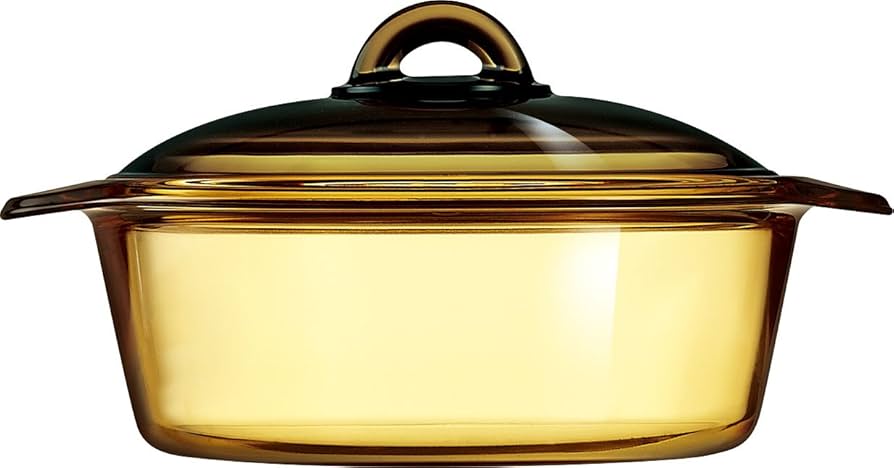 Amazon｜リュミナルク 両手鍋 ガラス ヴィトロ ブルーミング アンバー