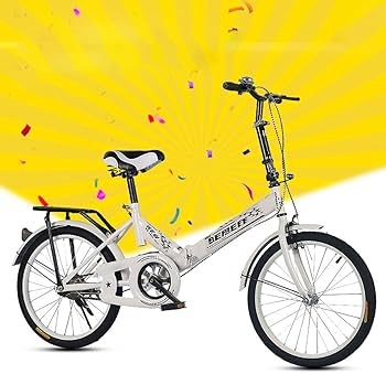 Amazon | 折りたたみ自転車子供中学生成人男女自転車ミニバイク16