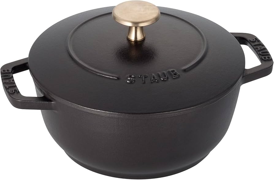 Amazon.co.jp: staub ストウブ 「 ワナベ ブラック S 16cm 」 両手