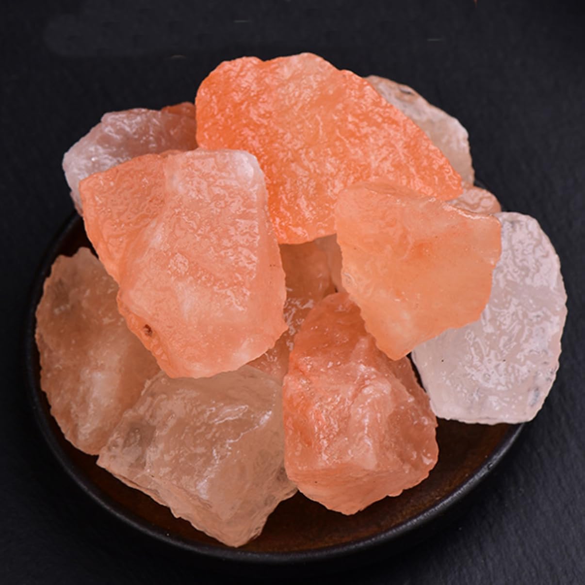 Amazon.co.jp: 正直屋 オレンジ岩塩 ヒマラヤ岩塩 装飾 天然石 鉱物