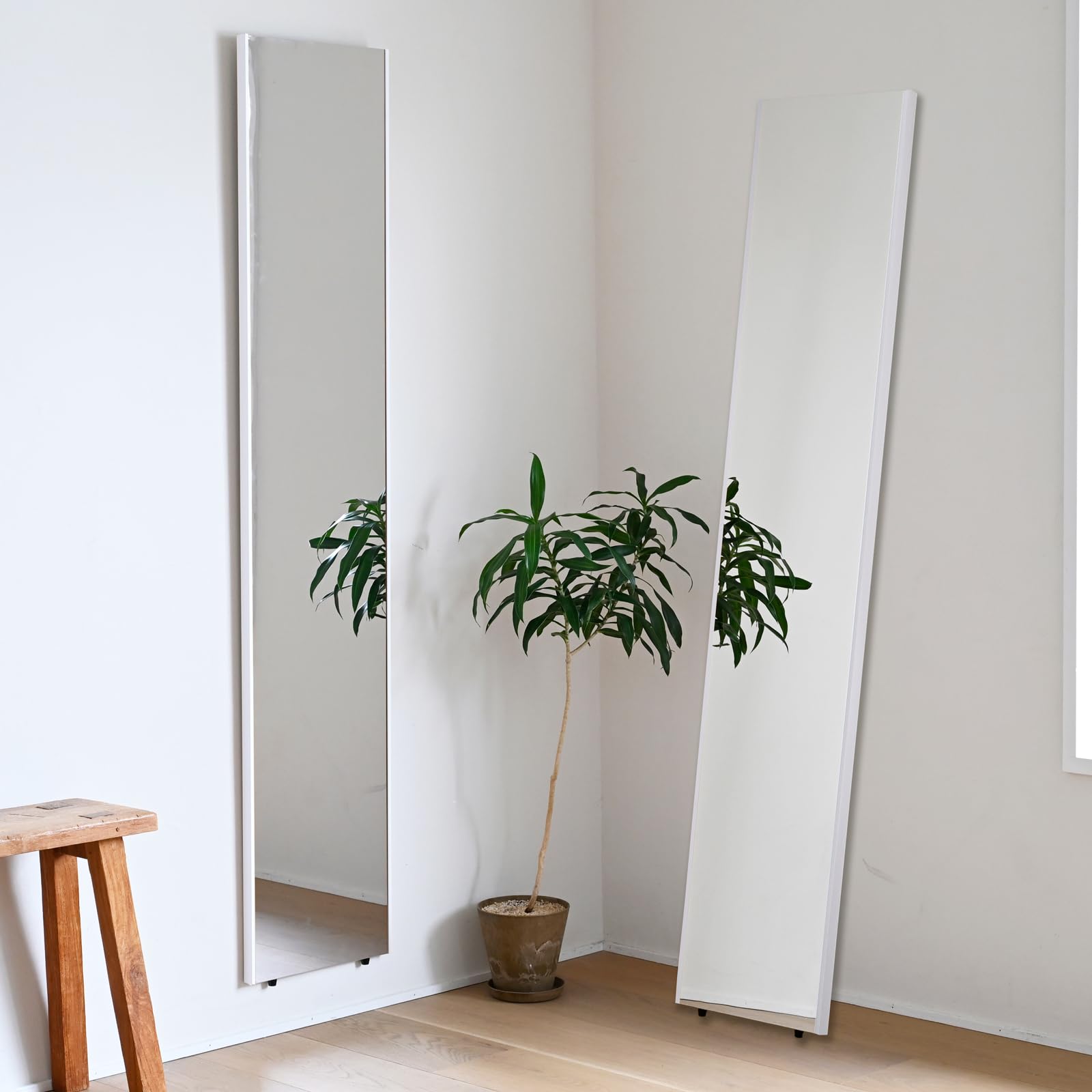 Amazon.co.jp: 山善(YAMAZEN) 鏡 姿見 割れない鏡 フィルムミラー 軽量