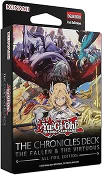 Amazon.com: Yu-Gi-Oh! Chronicles: Fallen & Virtuous All-Foil Deck