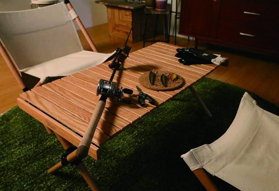 Amazon.co.jp: ハングアウト ポール ローテーブル 90x45cm 収納ケース