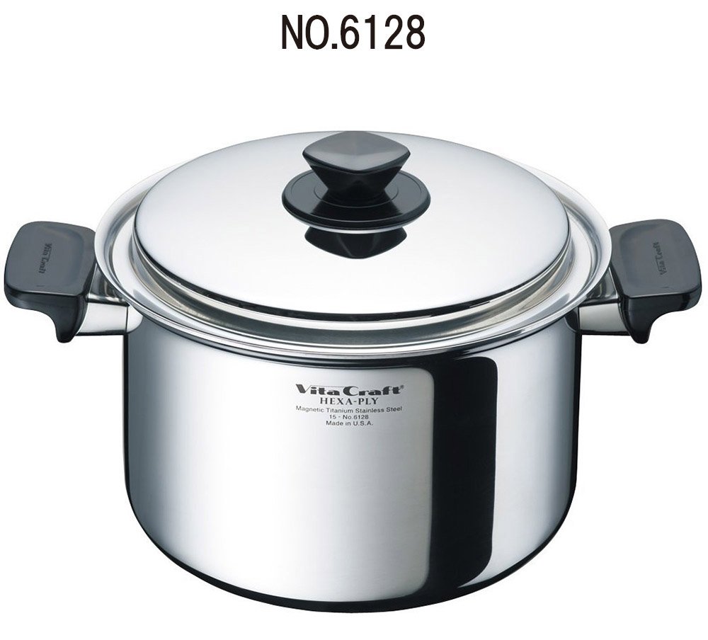 Amazon｜ビタクラフト 深型 両手鍋 ザル 1年保証 パスタパン 21cm