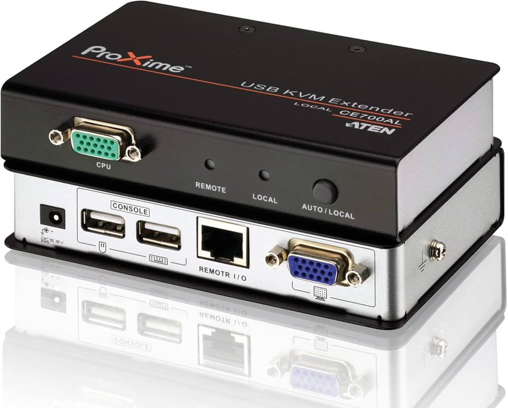 Amazon.com: ATEN CE700A Console Extender USB VGA KVM Extender CAT5