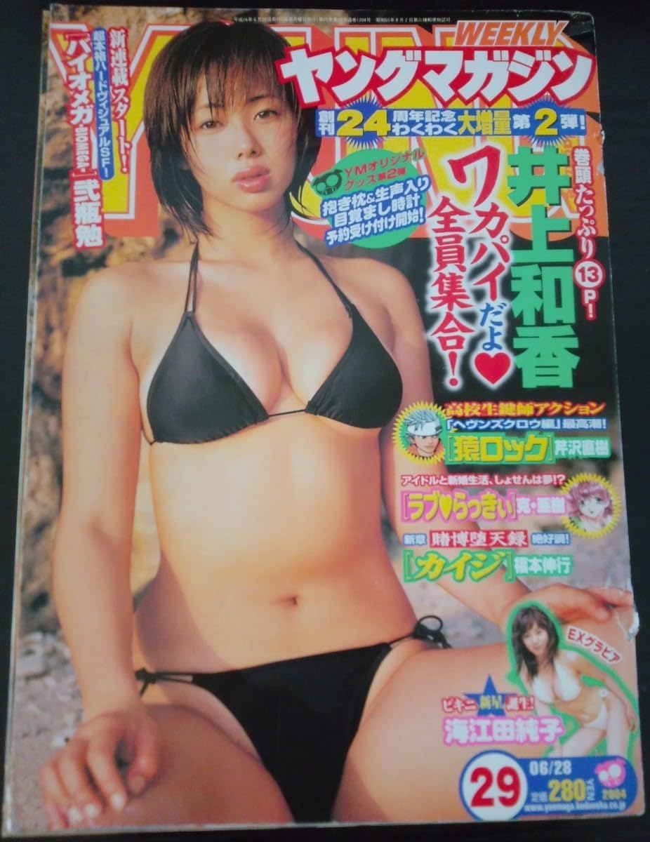 Amazon.co.jp: 井上和香 グラビア切り抜き 週刊ヤングマガジン 2004年6