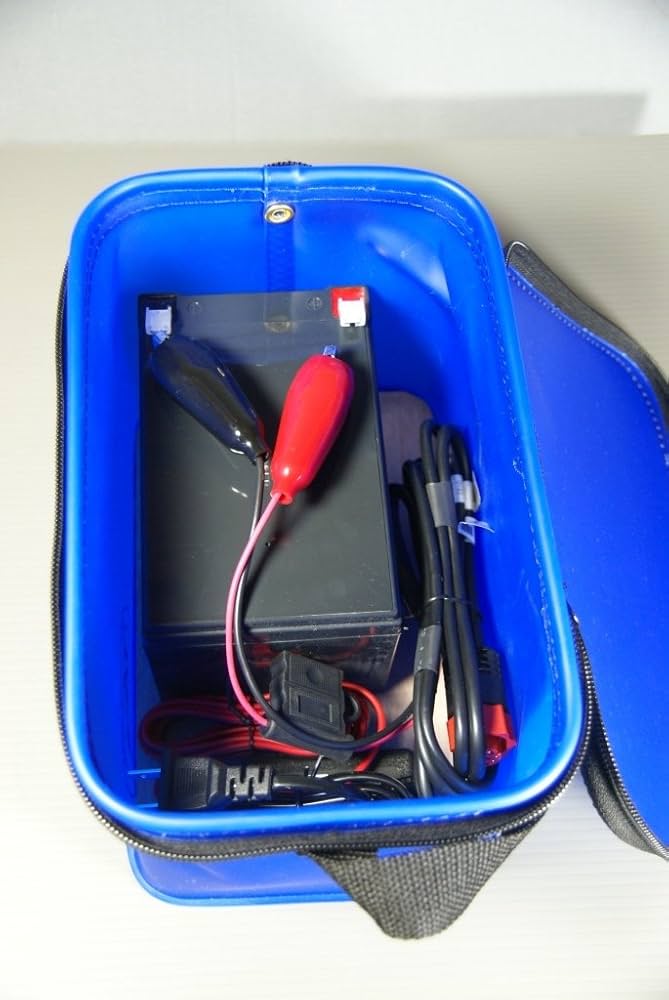 Amazon.co.jp: WP12-12 魚探 電動リール用バッテリー 充電器セット