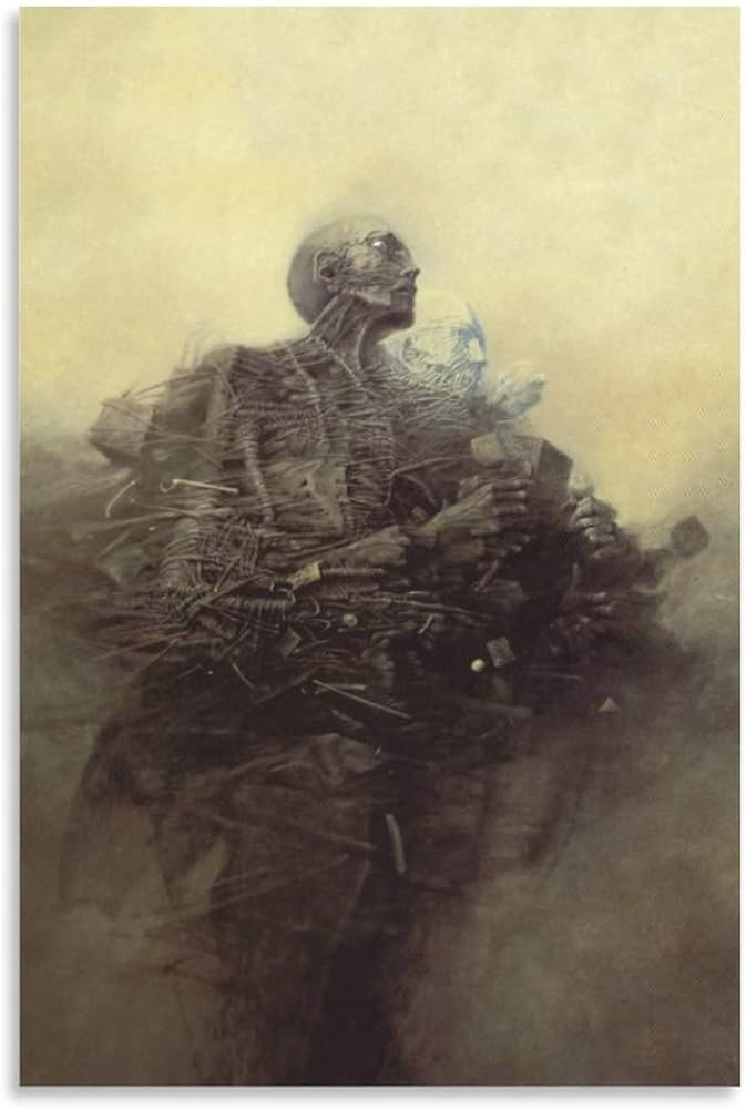 Amazon｜ダークアートベクシンスキーゴーストアートZdzisław Beksiński