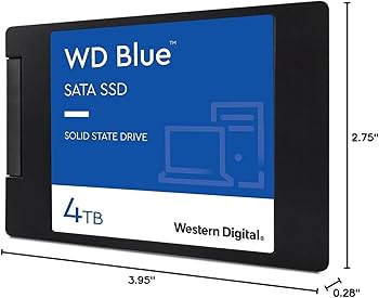 Amazon.com: Western Digital 4TB WD Blue 3D NAND Internal PC SSD