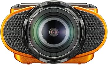 Amazon | RICOH 防水アクションカメラ WG-M2 オレンジ 4K動画 超広角