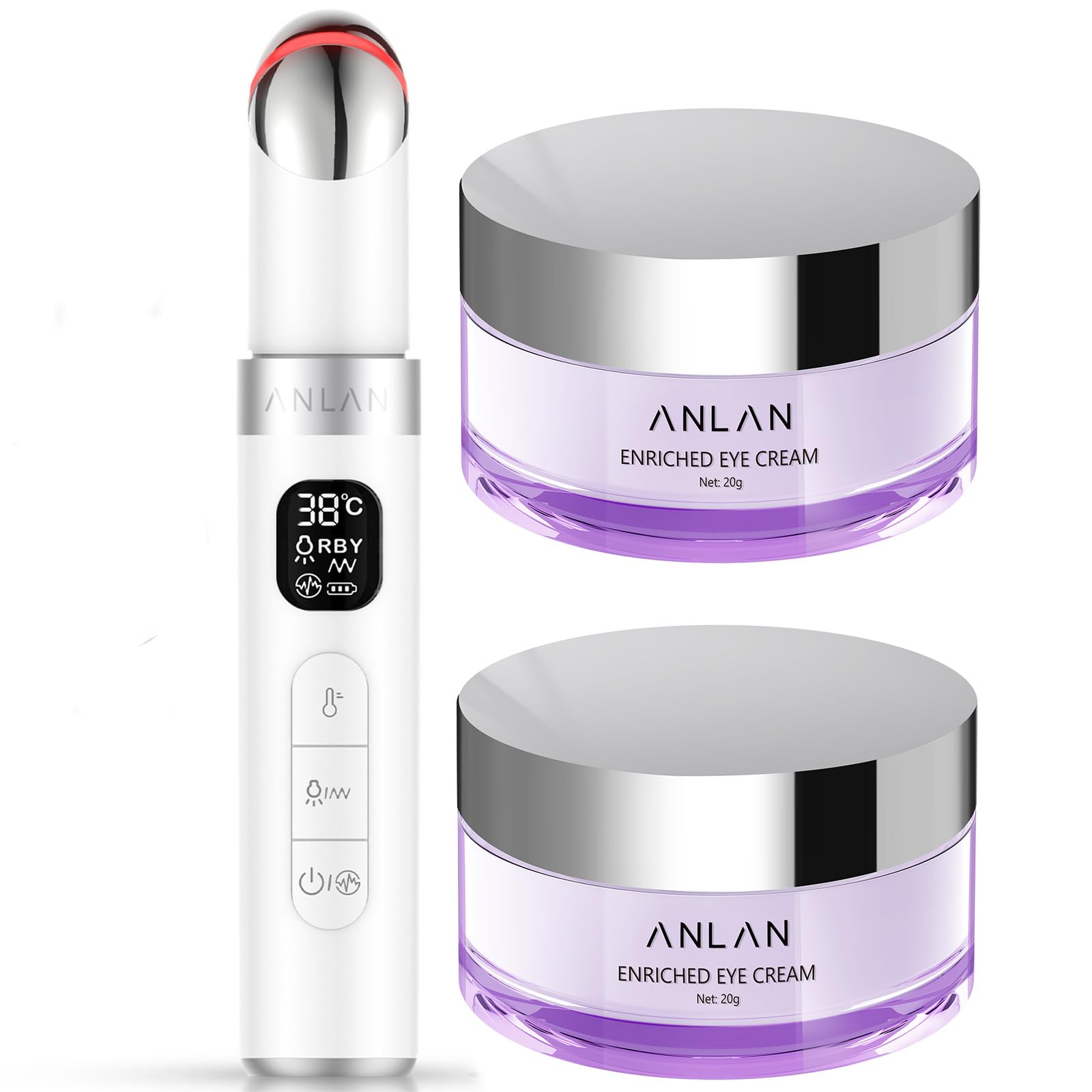 Amazon.co.jp: ANLAN 目元美顔器 アイクリーム20g : ホーム＆キッチン