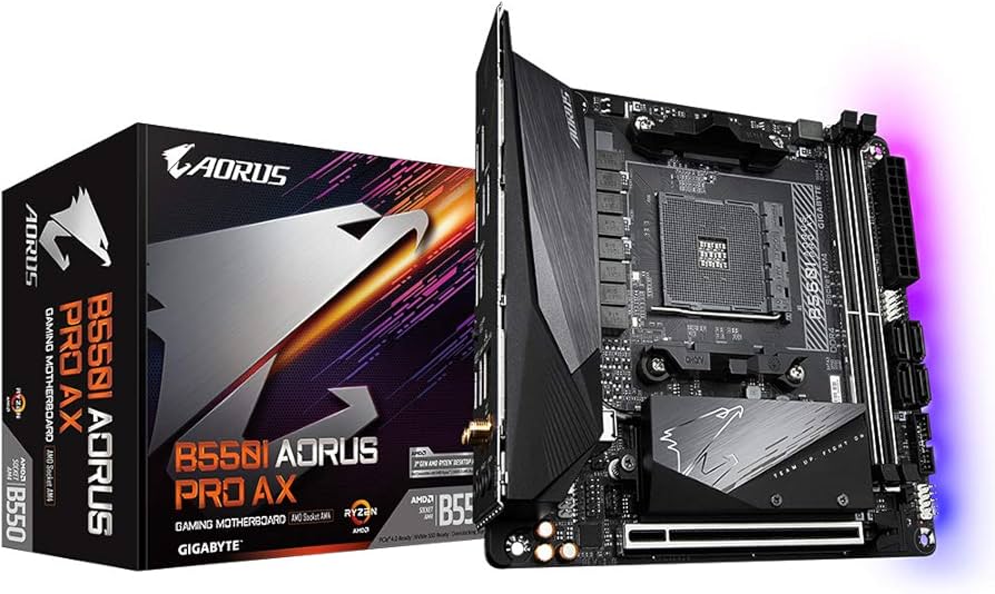 Amazon.co.jp: Gigabyte B550I AORUS PRO AX Motherboard for AMD AM4