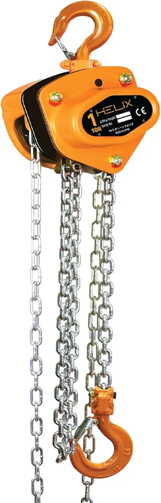 Amazon | HELIX チェーンブロック 1t 1トン 1ton 3m チェーンホイスト
