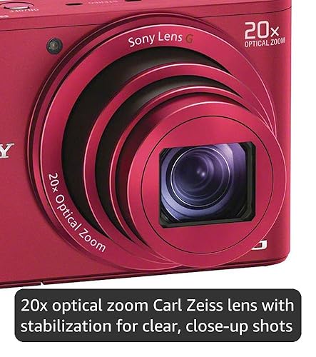 Amazon.com : Sony DSC-WX300/R 18 MP Digital Camera with 20x